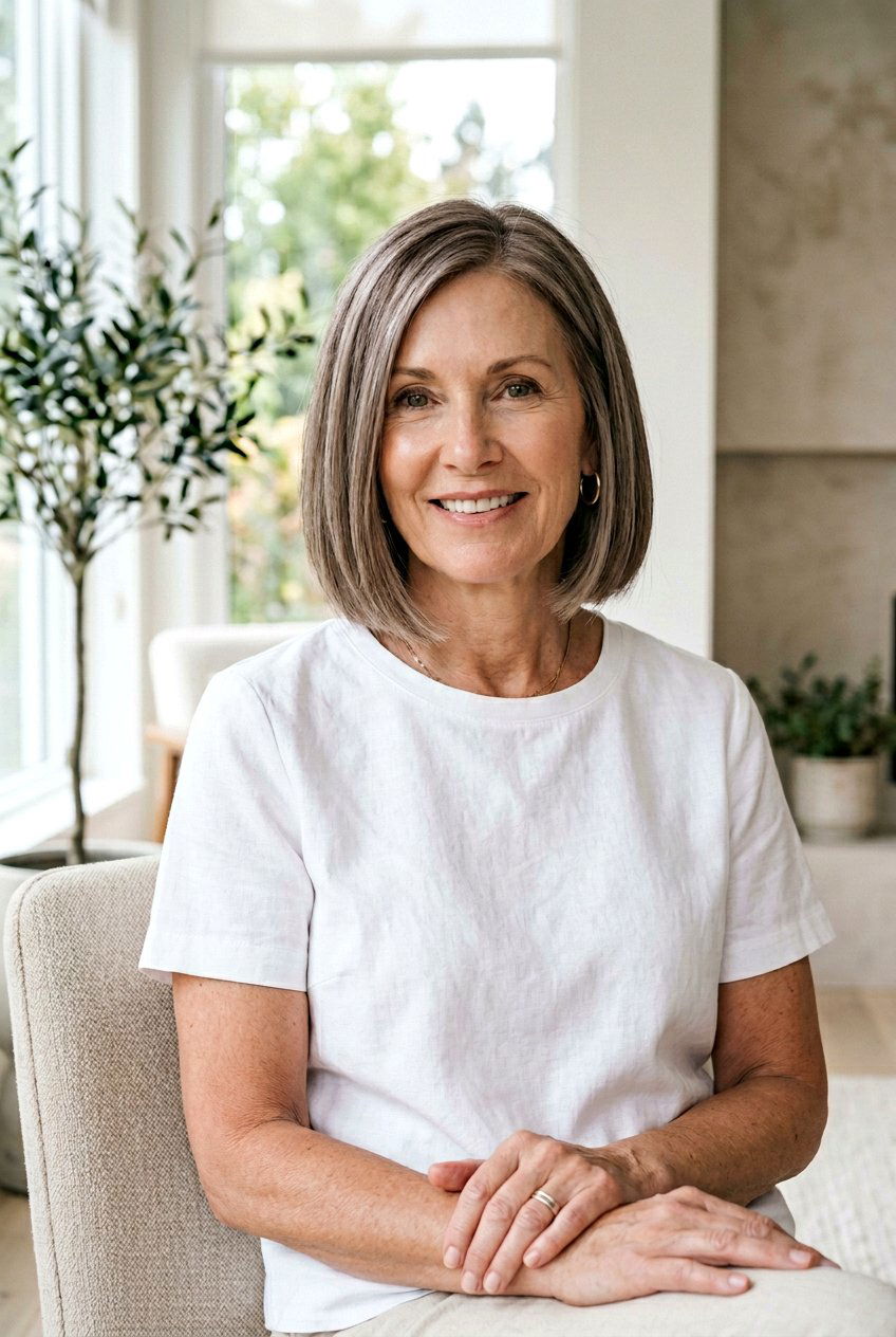 Stone Bronde - 20 mushroom brunette highlights for older women - 20 mushroom brunette highlights for older women