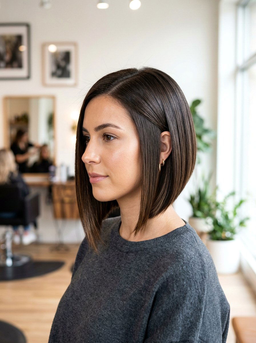 Straight A Line Bob Haircut - 20 polished straight haircut for women - 20 polished straight haircut for women