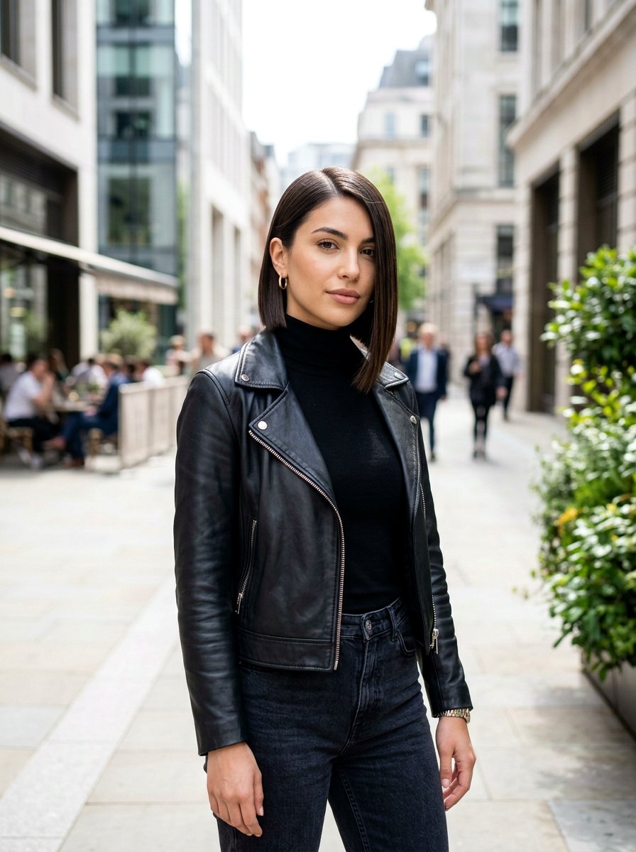 Straight Asymmetrical Bob - 20 polished straight haircut for women - 20 polished straight haircut for women