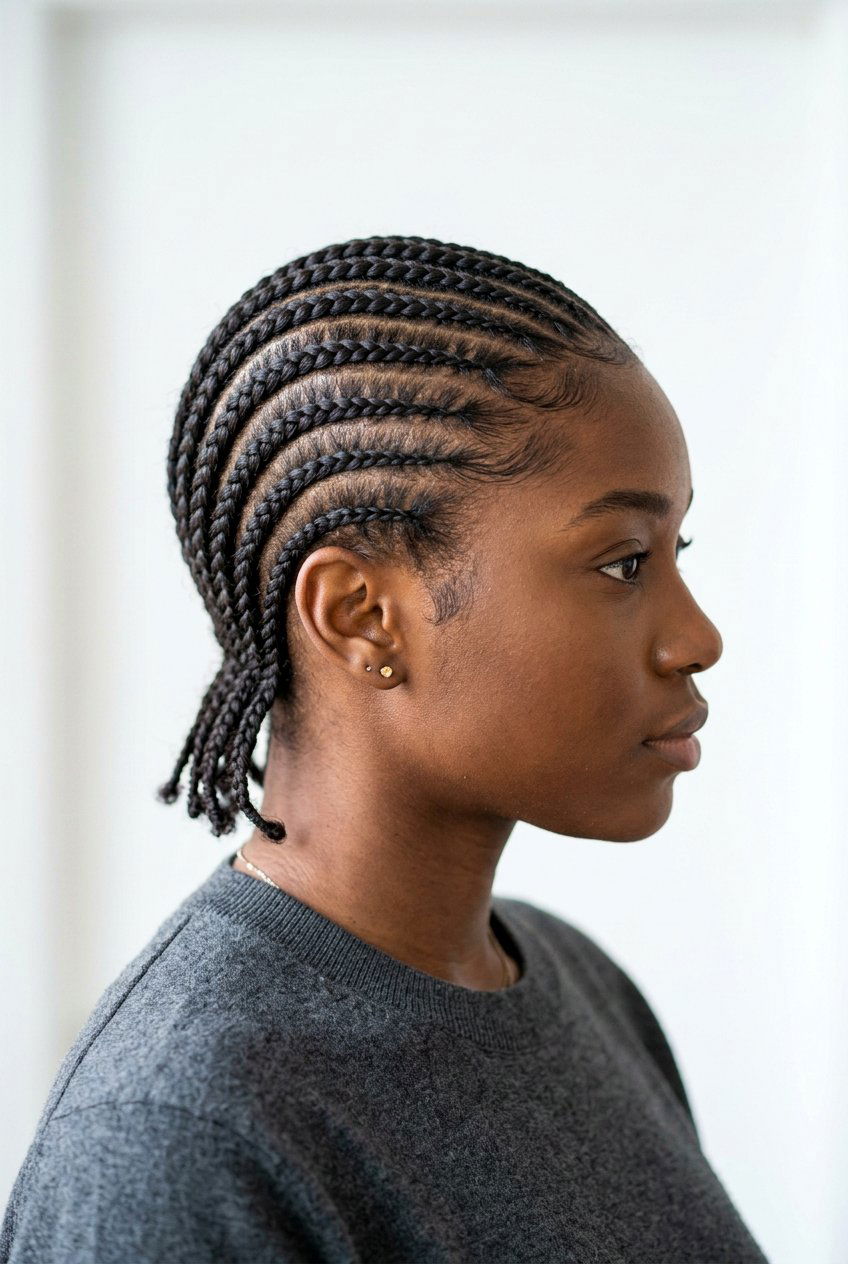 Straight Back Cornrows - 20 cornrow hairstyles for black women - 20 cornrow hairstyles for black women