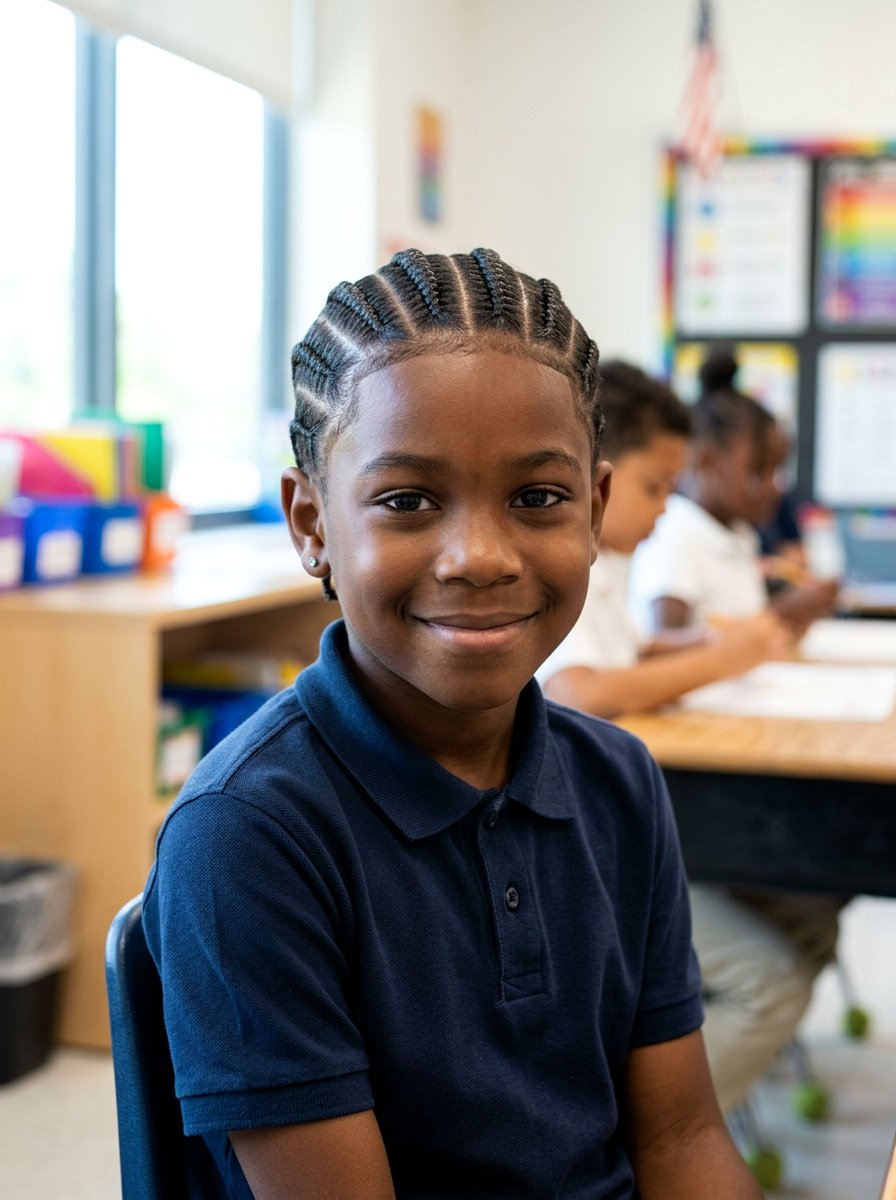Straight Back Cornrows - 20 school braid styles for black boys - 20 school braid styles for black boys