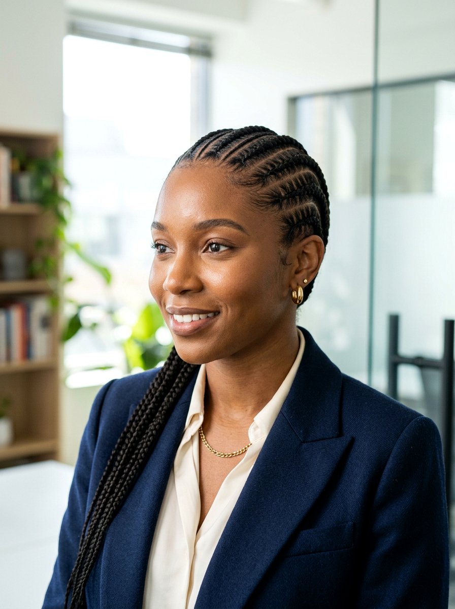 Straight Back Zig Zag Cornrows - 20 zig zag cornrow styles - 20 zig zag cornrow styles