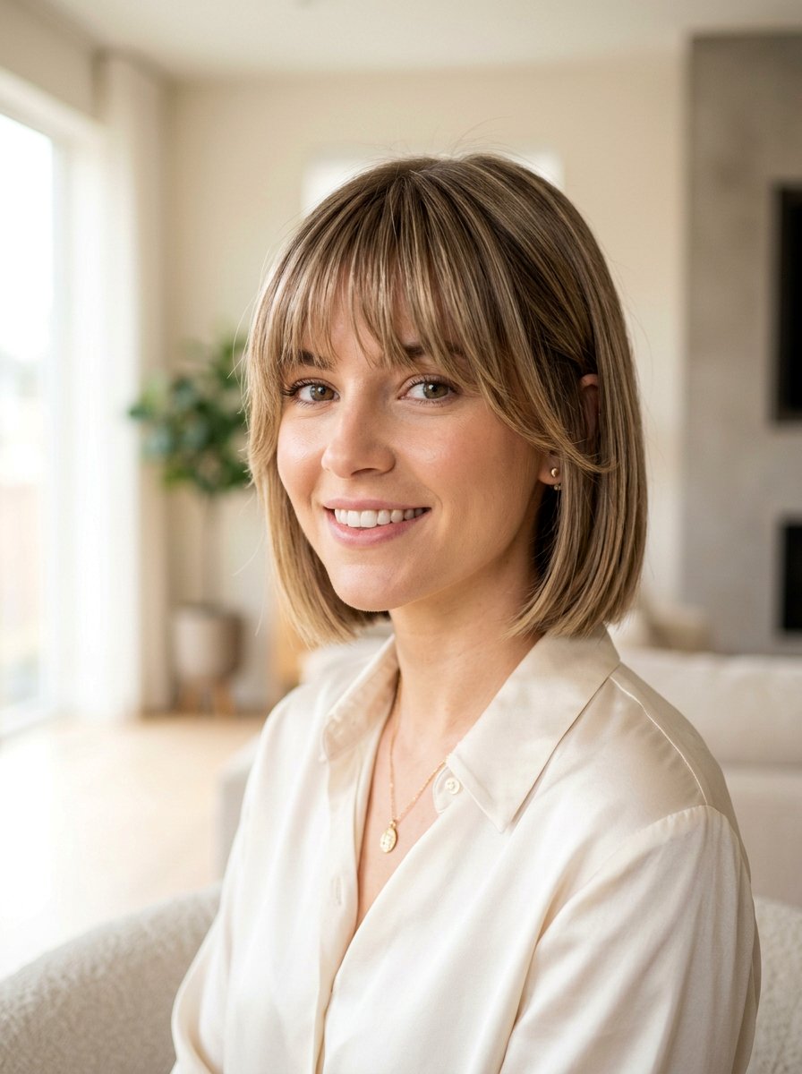 Straight Bixie With Face Framing Bangs - 20 straight bixie haircut with bangs - 20 straight bixie haircut with bangs