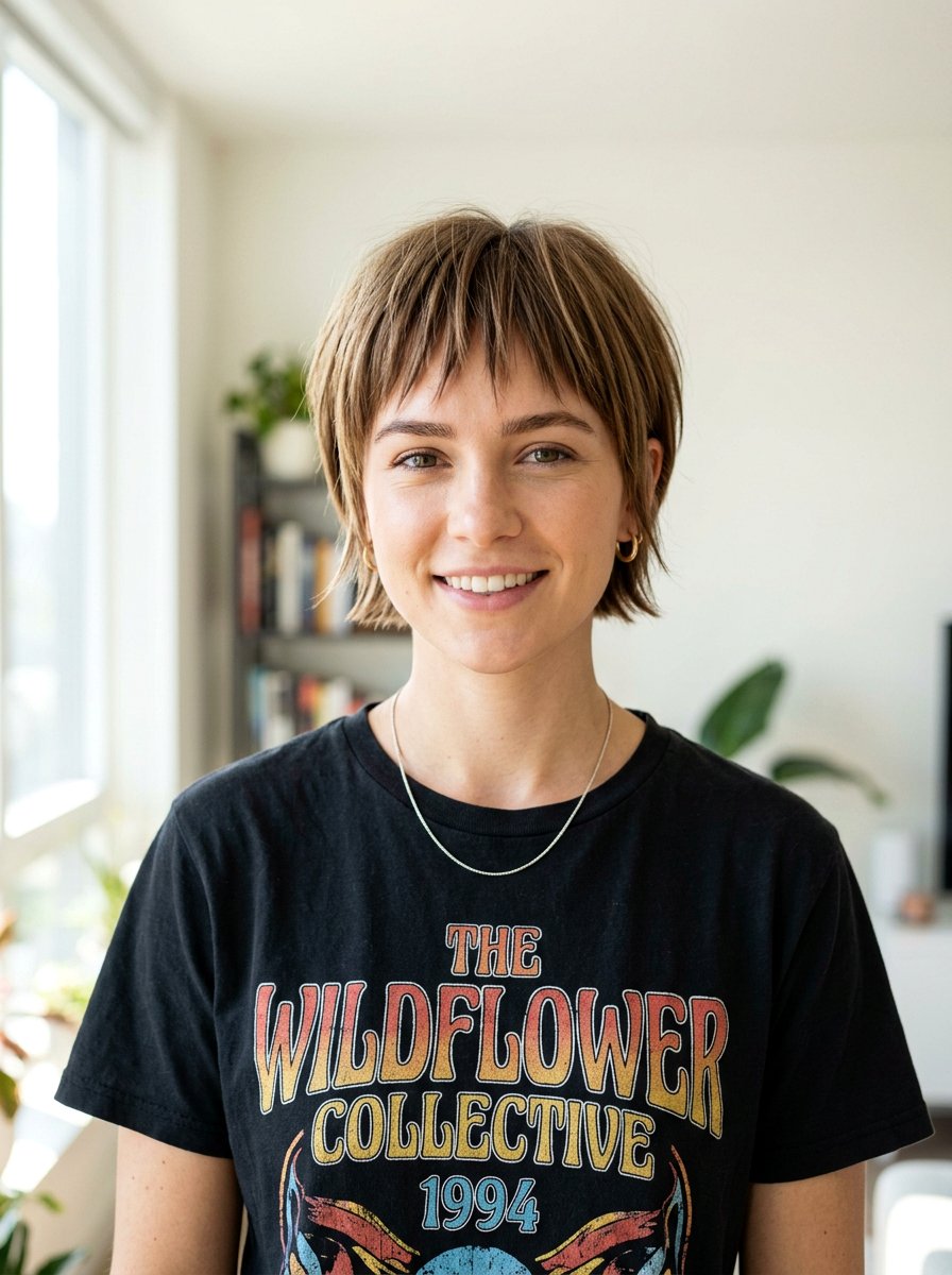 Straight Bixie With Piecey Bangs - 20 straight bixie haircut with bangs - 20 straight bixie haircut with bangs