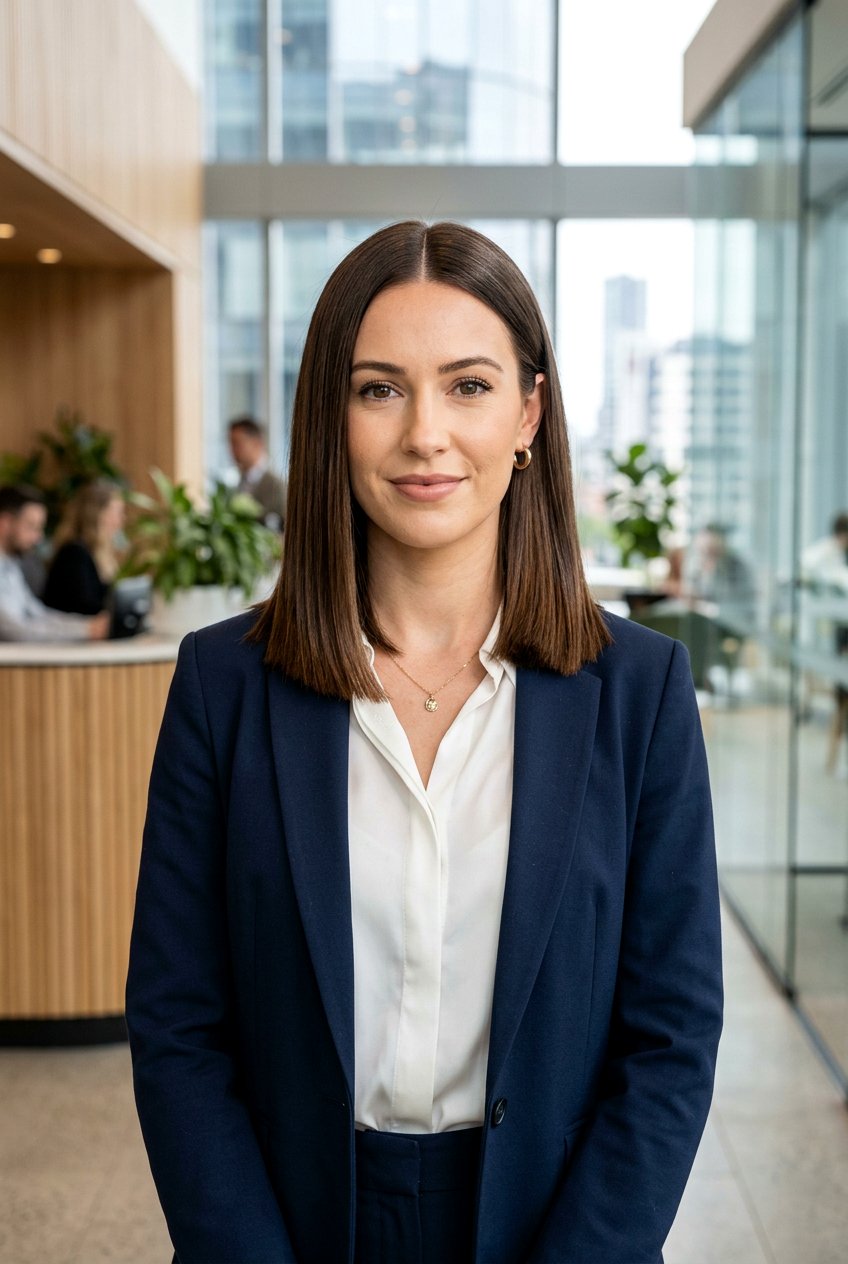 Straight Blunt Lob Haircut - 20 low maintenance work haircut - 20 low maintenance work haircut