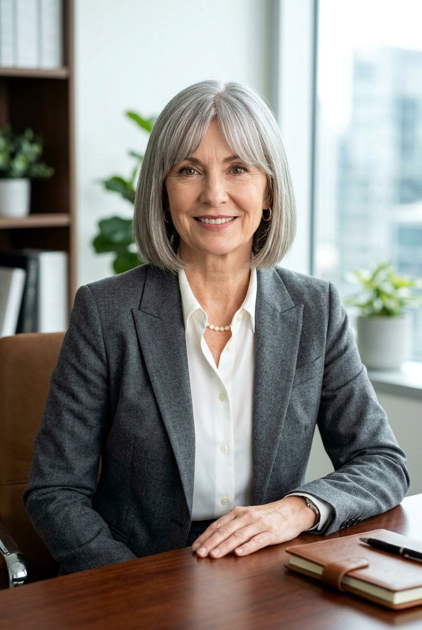 Straight Bob With Curtain Bangs - 20 curtain bangs for women over 60 - 20 curtain bangs for women over 60