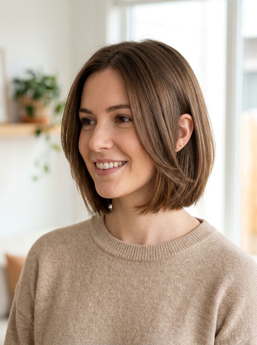 Straight Bob With Feathered Layers - 20 straight haircut with feathered layers - 20 straight haircut with feathered layers