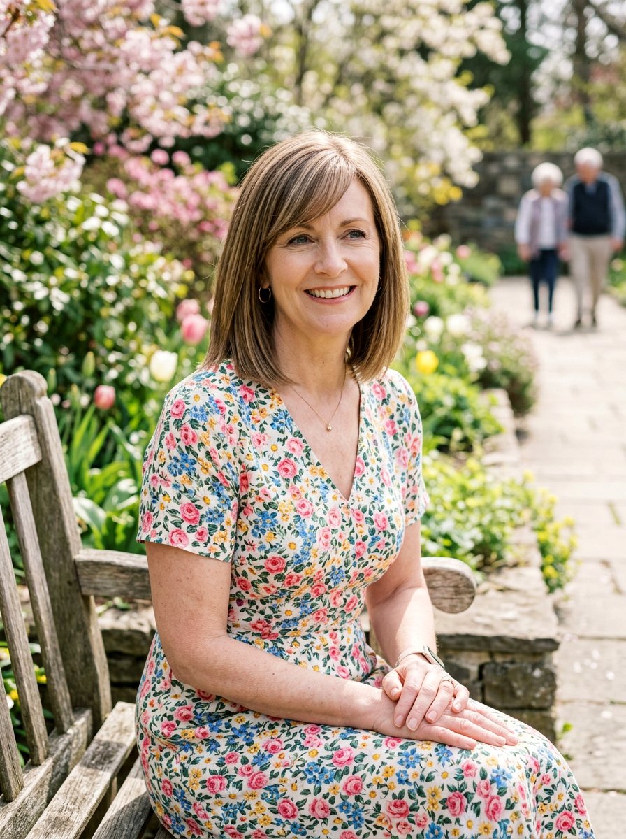 Straight Bob With Side Swept Bangs - 20 straight bob haircut for mature women - 20 straight bob haircut for mature women