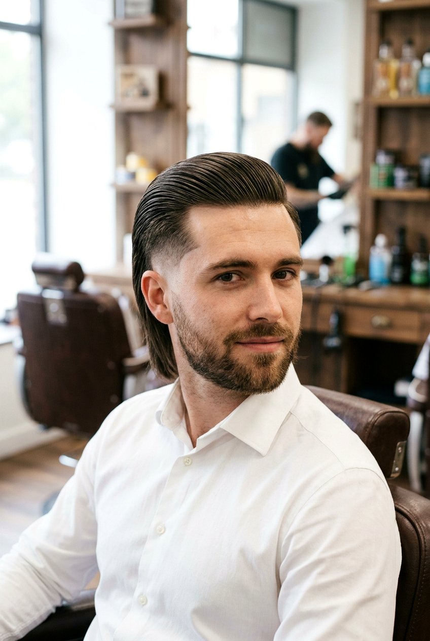 Straight Burst Fade Mullet - 20 burst fade with mullet men - 20 burst fade with mullet men