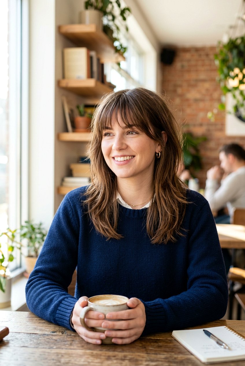 Straight Hair Shag With Fringe - 20 shag haircut with curtain fringe - 20 shag haircut with curtain fringe