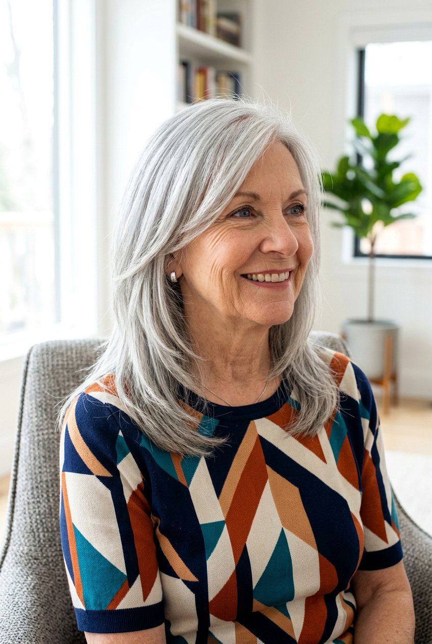 Straight Hair Shag - 20 shag haircut for women over 70 - 20 shag haircut for women over 70