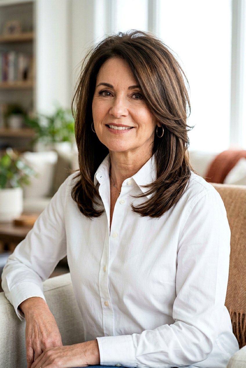 Straight Hair Soft Wolf Cut - 20 soft wolf cut for mature women - 20 soft wolf cut for mature women