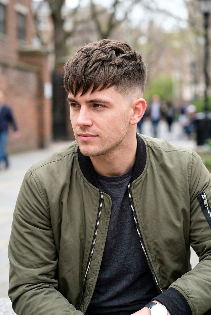Straight Hair Textured Fringe Low Fade - 20 low fade with textured fringe men - 20 low fade with textured fringe men