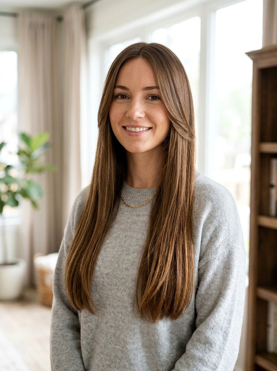 Straight Hair With Face Framing Soft Layers - 20 straight haircut with soft layers - 20 straight haircut with soft layers