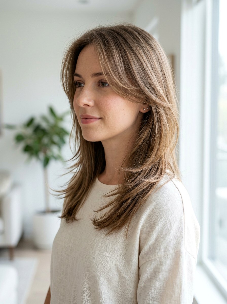 Straight Hair With Feathered Layers For Fine Hair - 20 straight haircut with feathered layers - 20 straight haircut with feathered layers