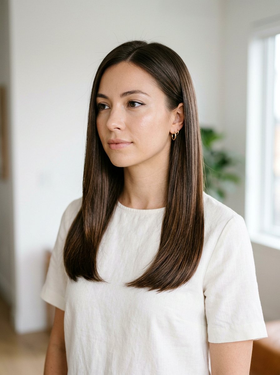 Straight Hair With Invisible Layers - 20 straight haircut with soft layers - 20 straight haircut with soft layers