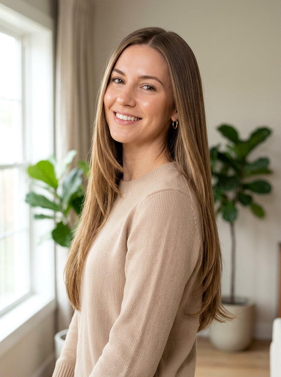 Straight Hair With Long Layers - 20 polished straight haircut for women - 20 polished straight haircut for women