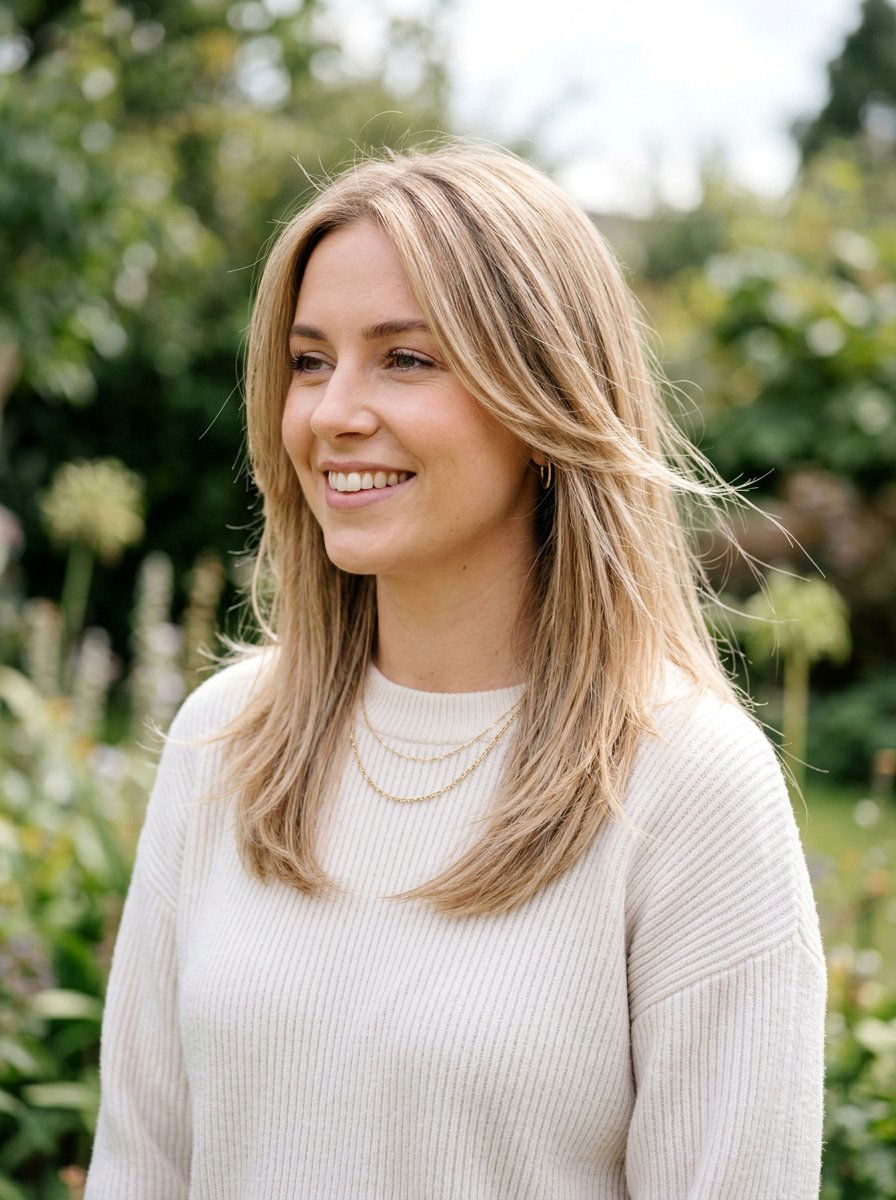 Straight Hair With Soft Layers And Wispy Ends - 20 straight haircut with soft layers - 20 straight haircut with soft layers