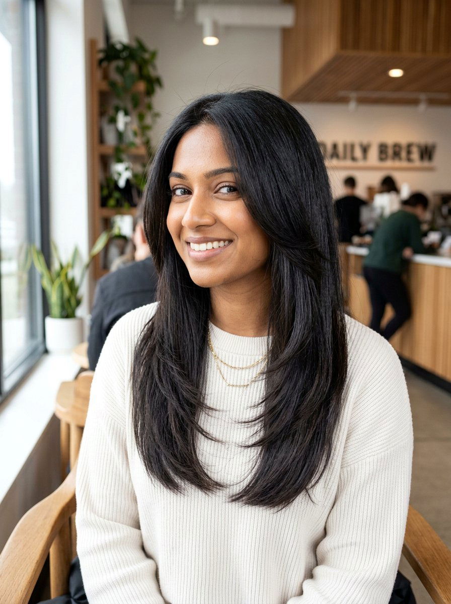 Straight Hair With Soft Layers For Thick Hair - 20 straight haircut with soft layers - 20 straight haircut with soft layers