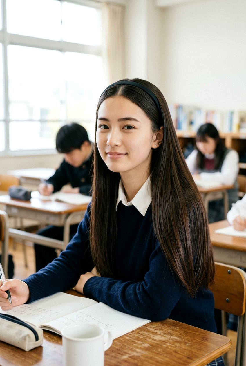 Straight Hair With Thin Headband - 20 back to school hairstyles with headband - 20 back to school hairstyles with headband