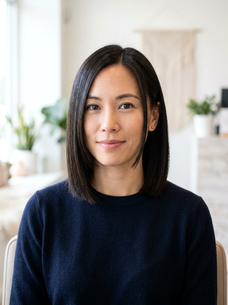 Straight Haircut With Chin Length Face Framing Pieces - 20 straight haircut with face framing strands - 20 straight haircut with face framing strands