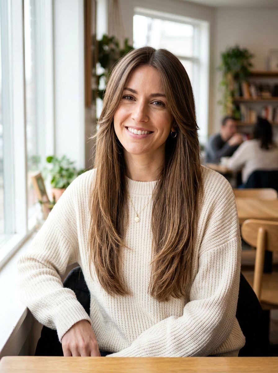 Straight Haircut With Long Face Framing Layers - 20 straight haircut with face framing strands - 20 straight haircut with face framing strands