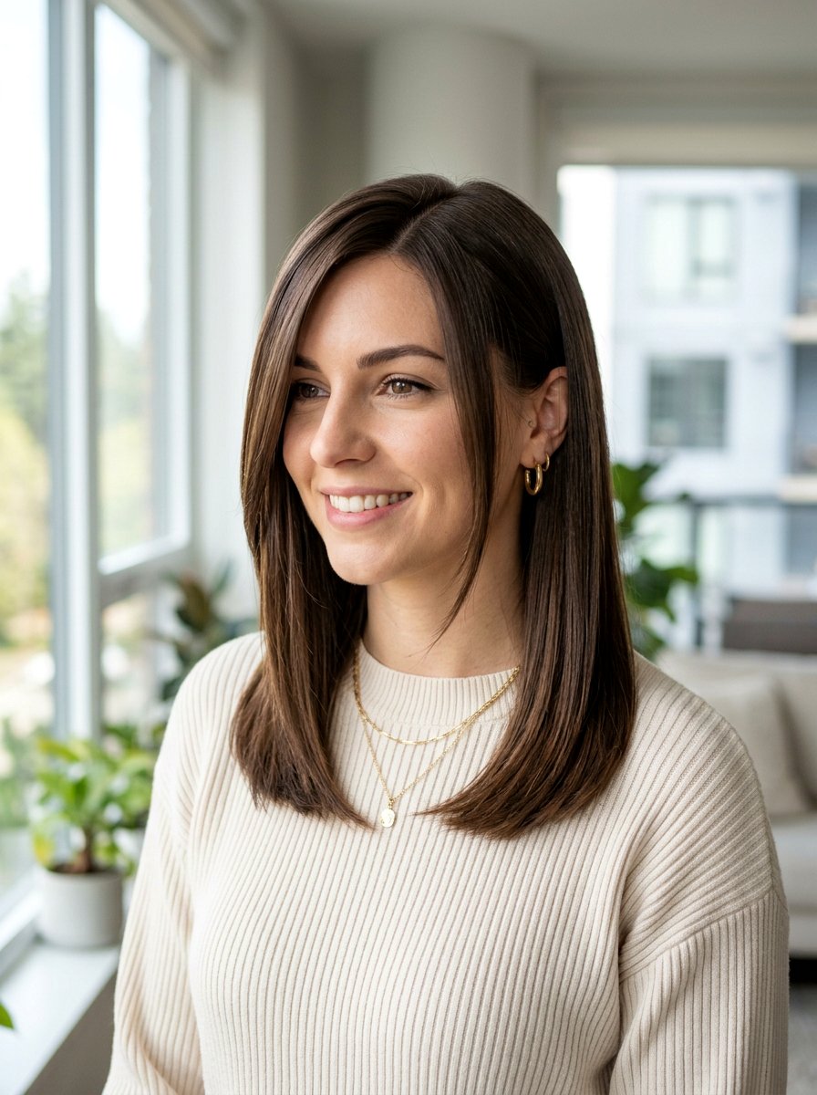 Straight Haircut With Side Part Face Framing Strands - 20 straight haircut with face framing strands - 20 straight haircut with face framing strands