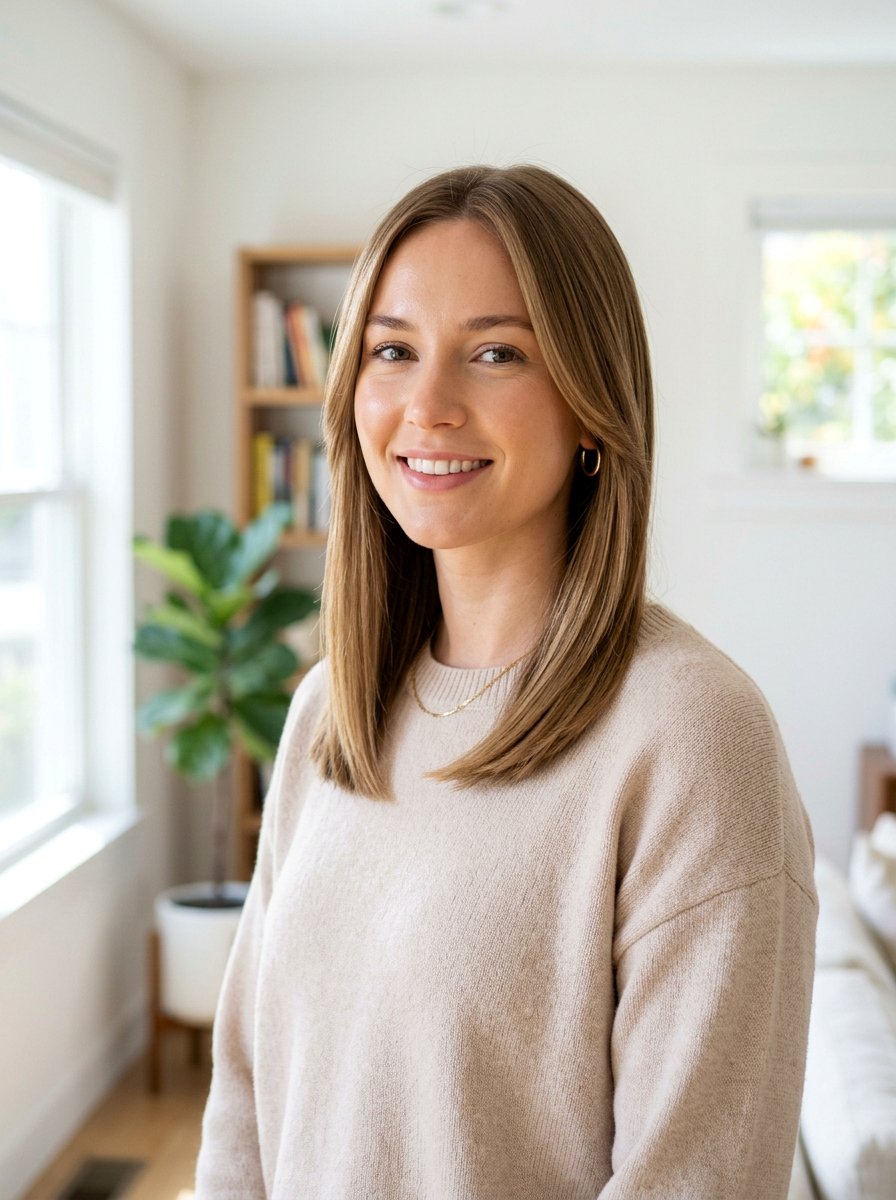 Straight Haircut With Subtle Face Framing Layers - 20 straight haircut with face framing strands - 20 straight haircut with face framing strands