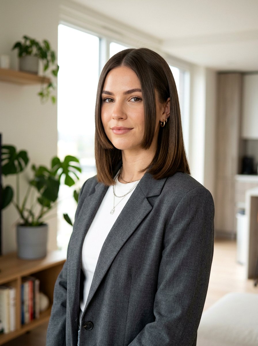 Straight Haircut With Thick Face Framing Pieces - 20 straight haircut with face framing strands - 20 straight haircut with face framing strands