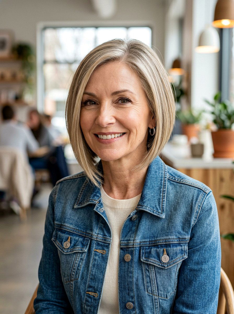 Straight Inverted Bob For Mature Women - 20 sleek hairstyle for mature women - 20 sleek hairstyle for mature women