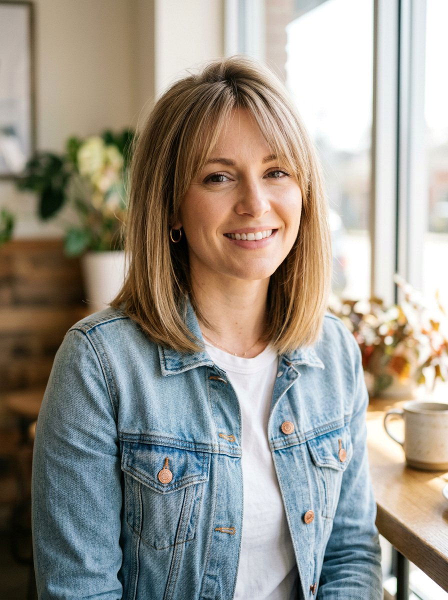 Straight Lob With Curtain Bangs For Fine Straight Hair - 20 straight lob with curtain bangs - 20 straight lob with curtain bangs