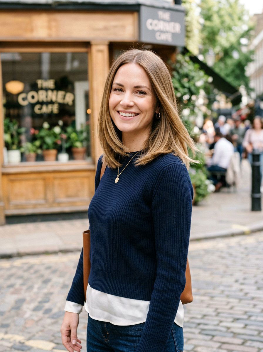 Straight Lob With Feathered Layers - 20 straight haircut with feathered layers - 20 straight haircut with feathered layers