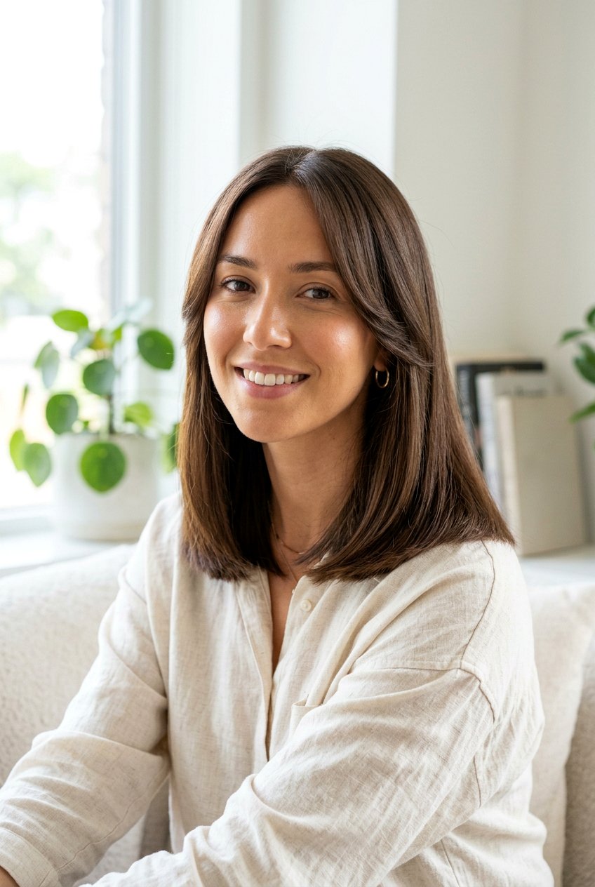 20 Chic Straight Long Bob With Layers For A Fresh Update