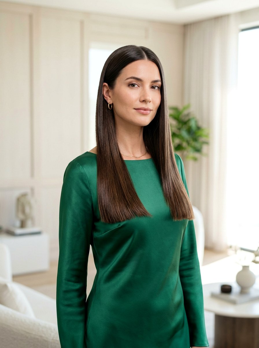 Straight Long Quiet Luxury Haircut - 20 quiet luxury haircut ideas - 20 quiet luxury haircut ideas