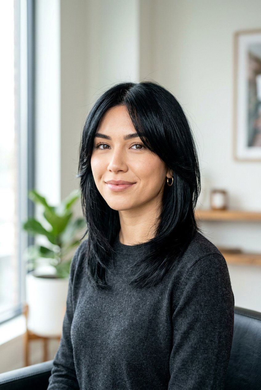 Straight Medium Wolf Cut - 20 medium wolf cut - 20 medium wolf cut