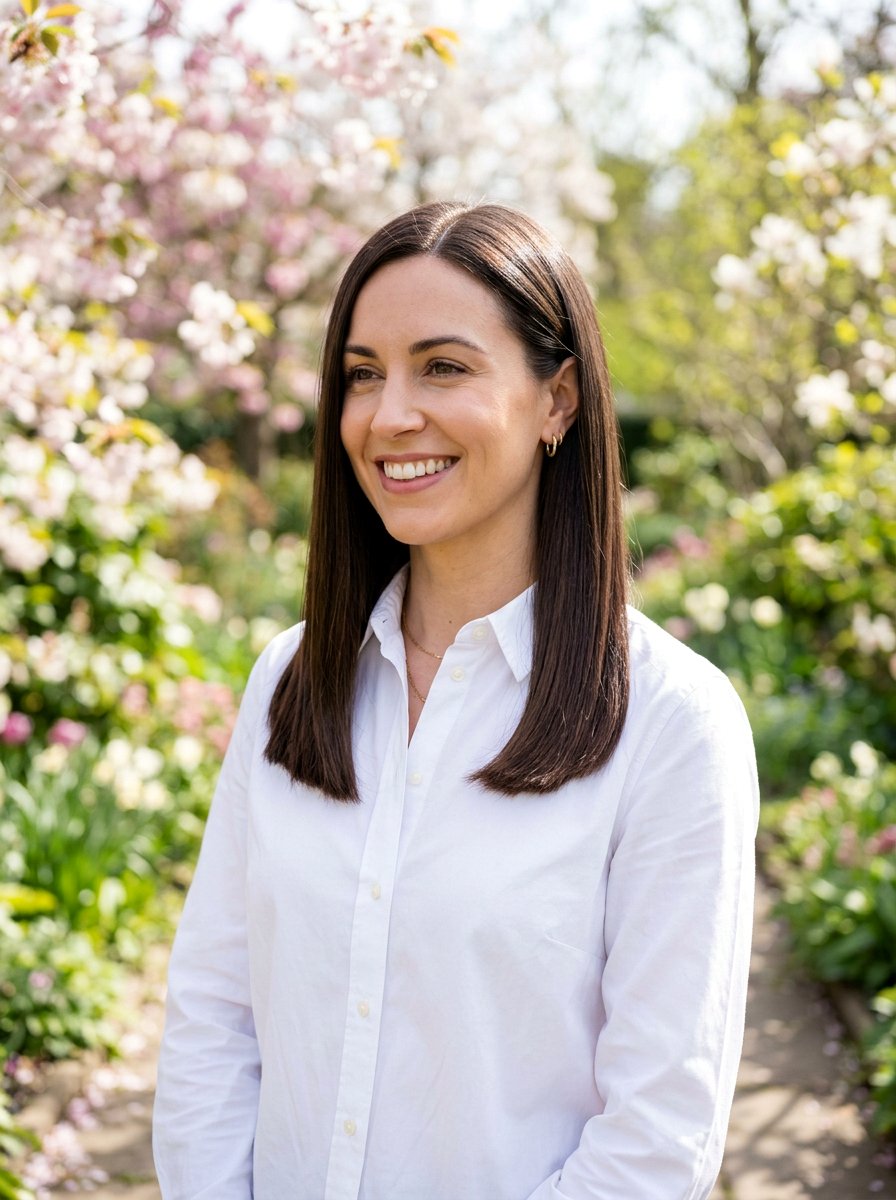 Straight Mid Length Cut - 20 old money haircut ideas - 20 old money haircut ideas