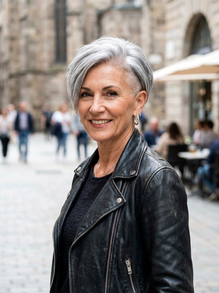 Straight Pixie Bob With Undercut - 20 straight pixie bob for mature women - 20 straight pixie bob for mature women