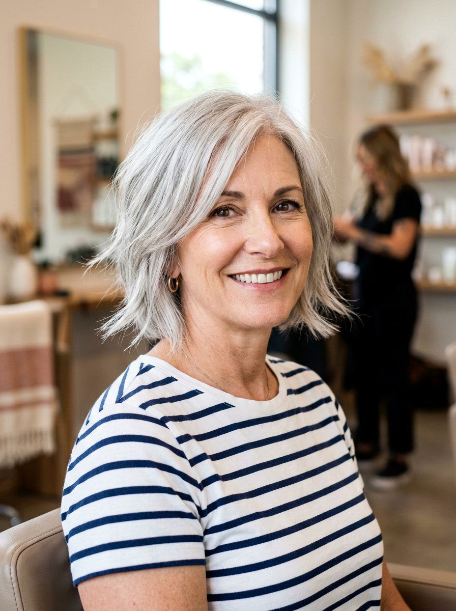 Straight Razor Cut For Mature Women - 20 sleek hairstyle for mature women - 20 sleek hairstyle for mature women