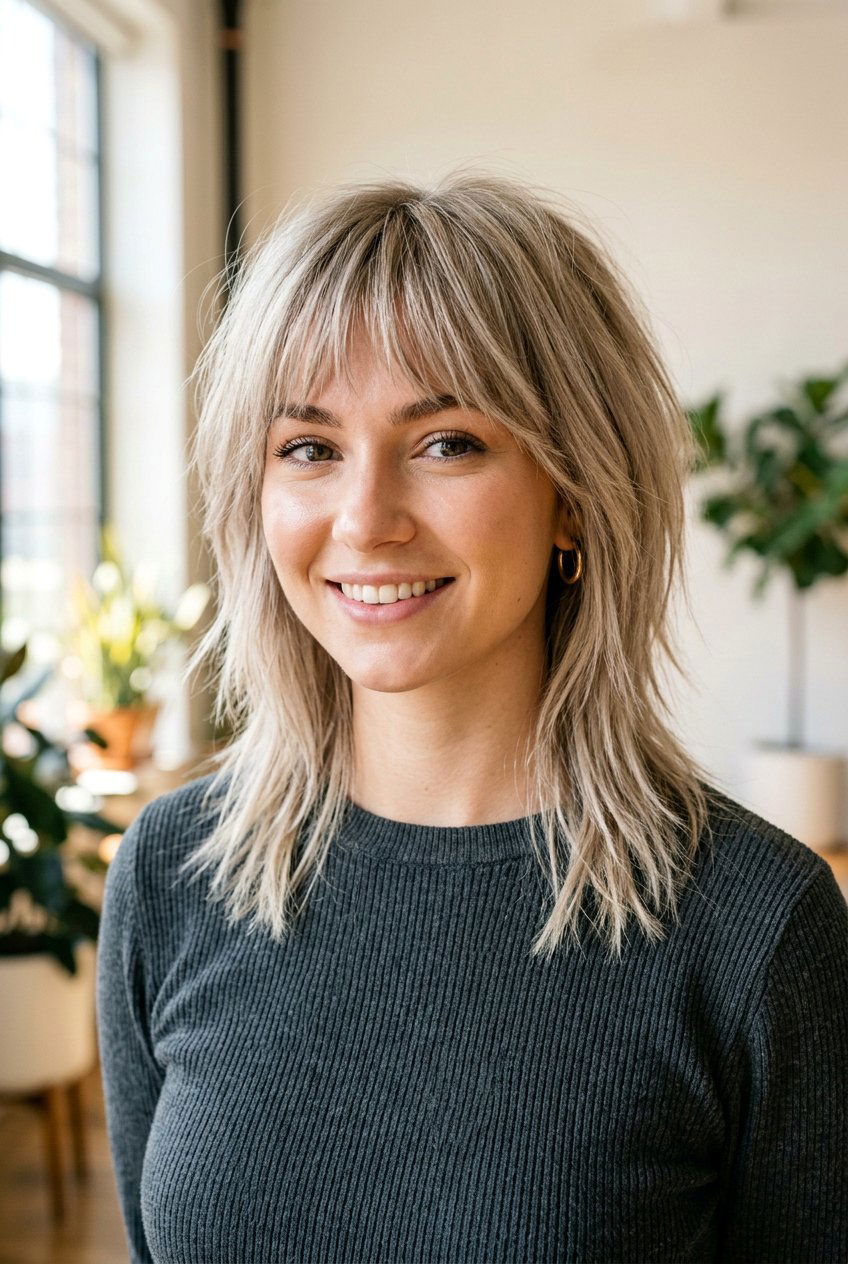 Straight Shag Haircut - 20 hairstyles for straight hair - 20 hairstyles for straight hair