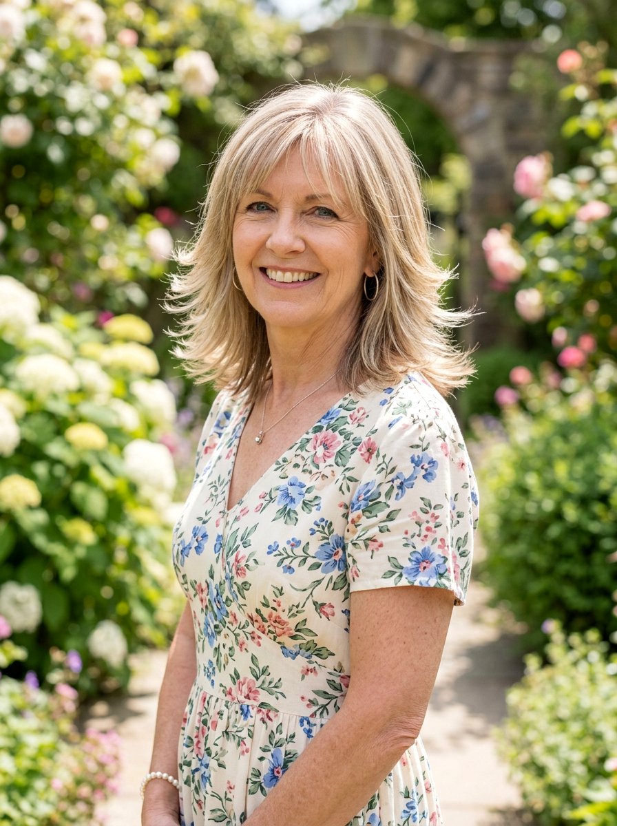 Straight Shag With Feathered Ends - 20 straight shag haircut for women over 50 - 20 straight shag haircut for women over 50