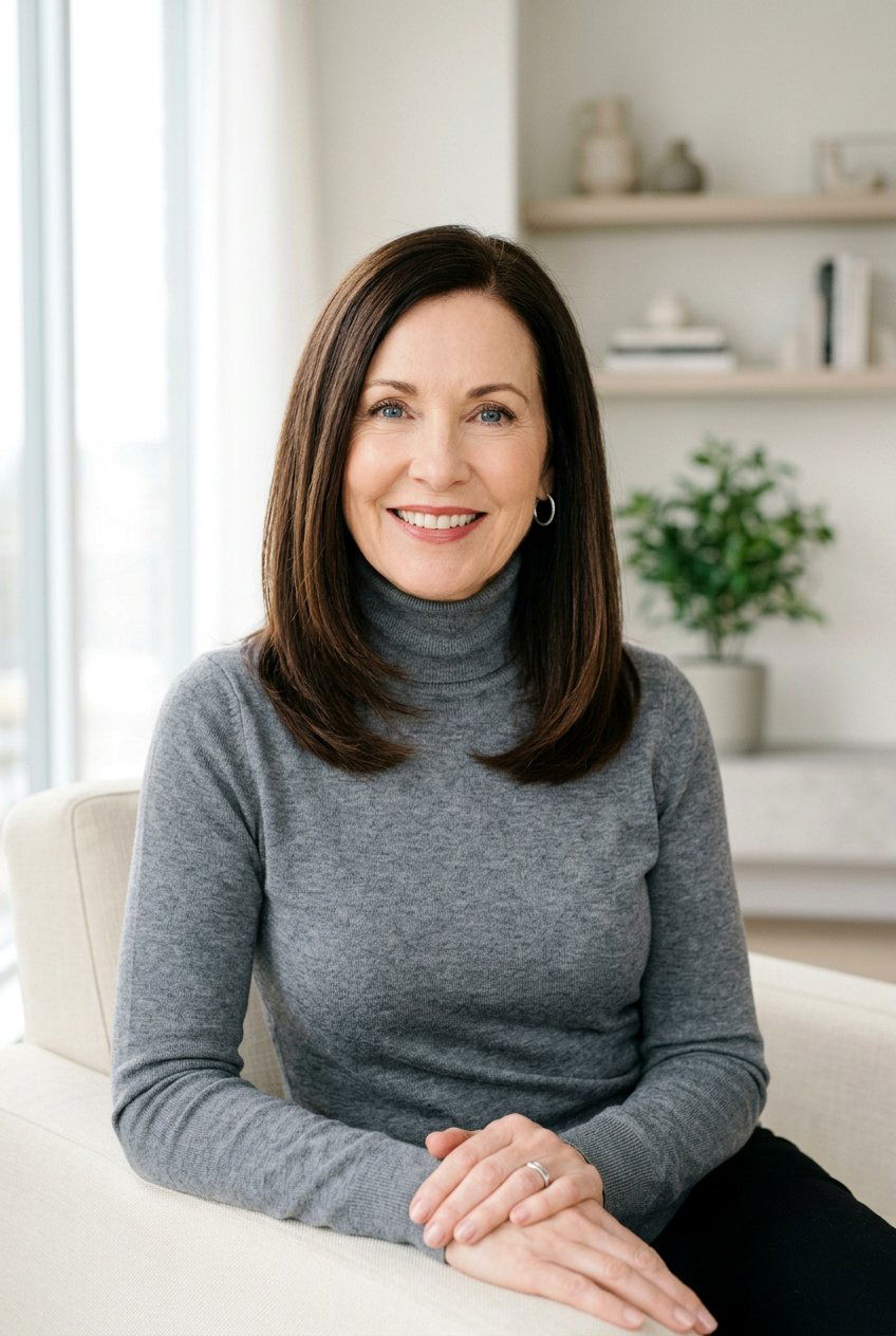 Straight Shoulder Length Layers - 20 shoulder length layers for women over 60 - 20 shoulder length layers for women over 60