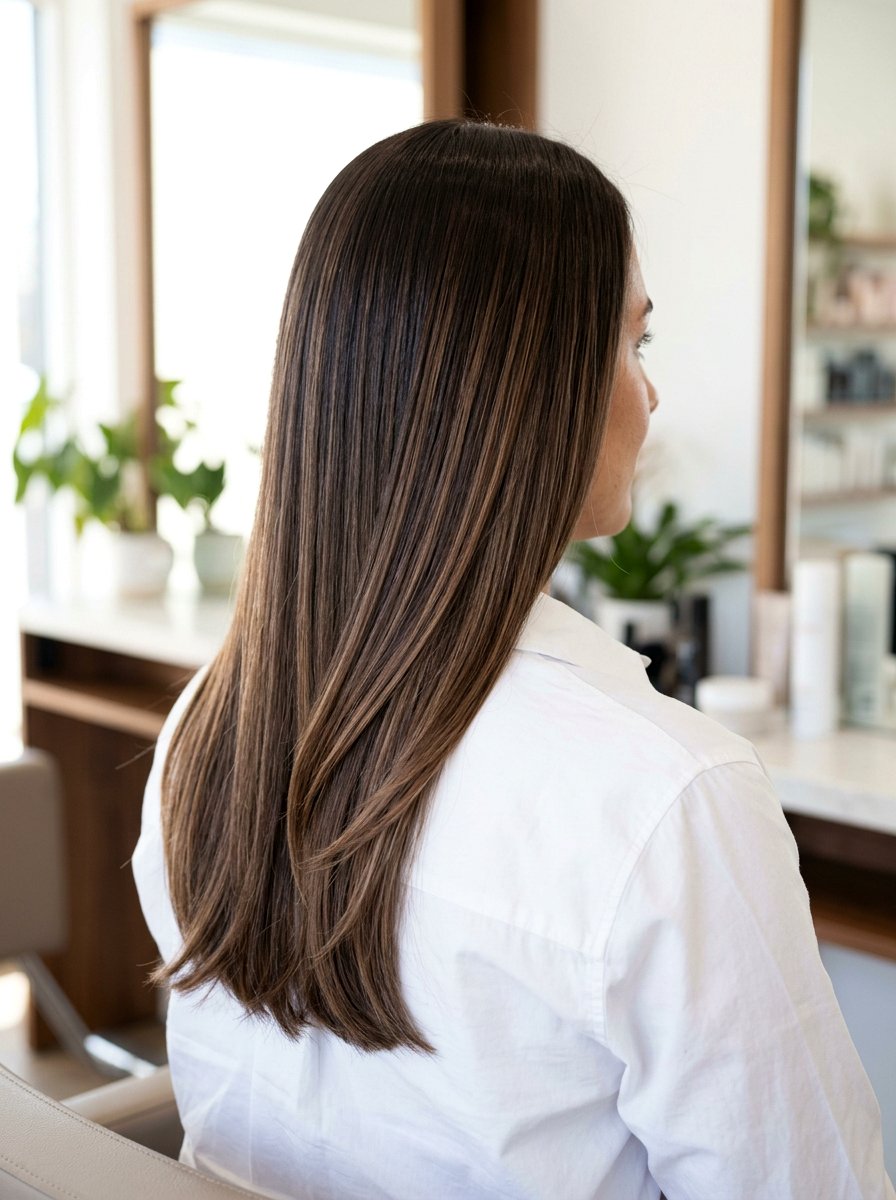 Straight Truffle Brunette Balayage - 20 truffle brunette balayage - 20 truffle brunette balayage