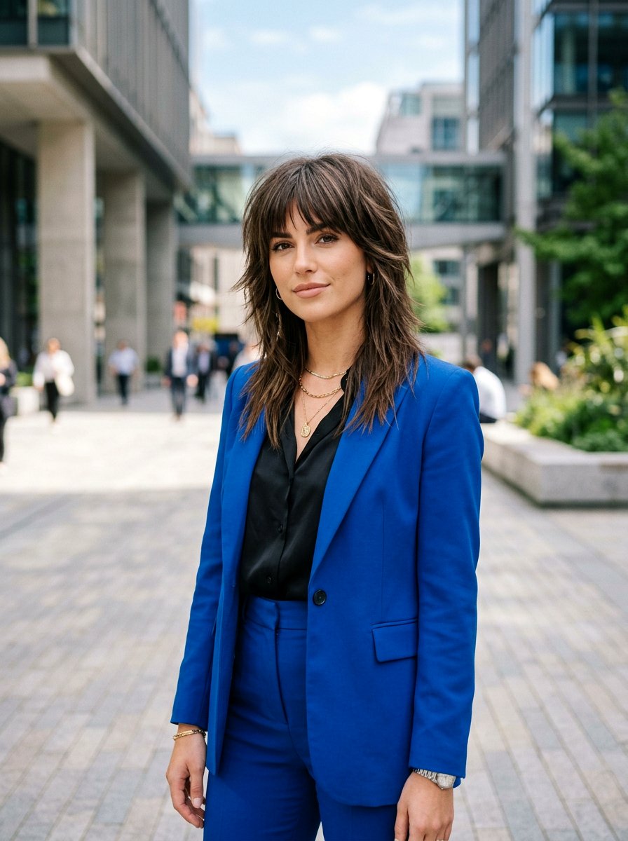 Straight Wolf Cut With Heavy Layers - 20 straight wolf cut for fine hair women - 20 straight wolf cut for fine hair women