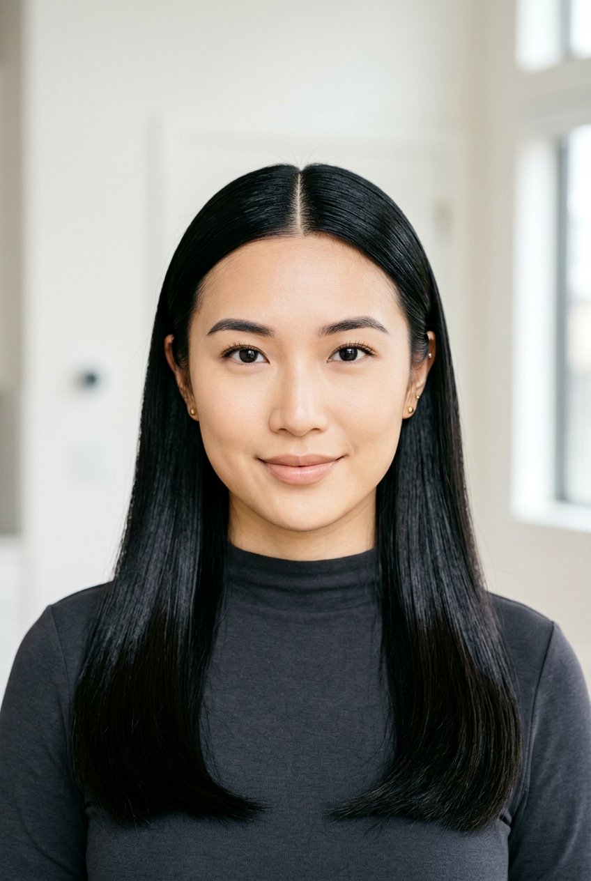 Straight hair middle part - 20 middle part haircut men - 20 middle part haircut men