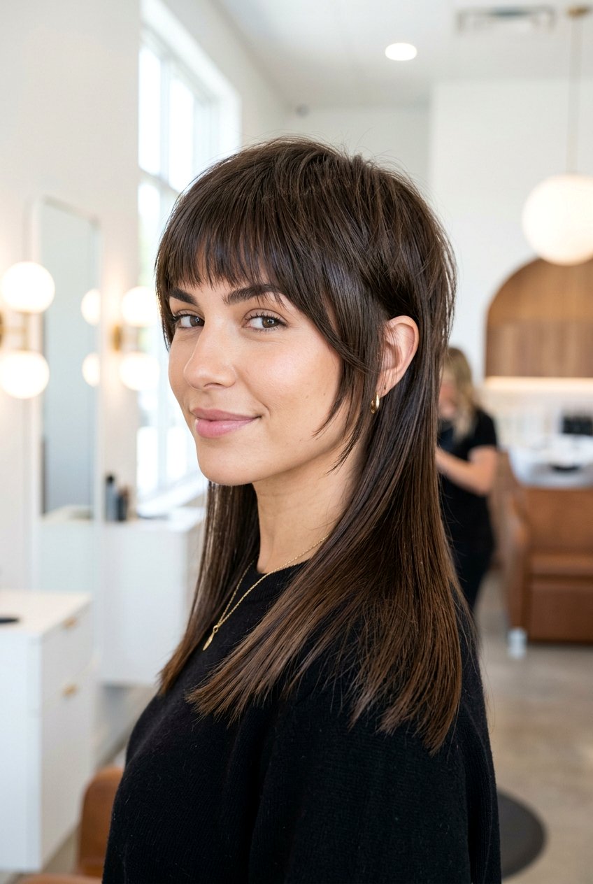 Straight hair soft mullet - 20 soft mullet haircut - 20 soft mullet haircut