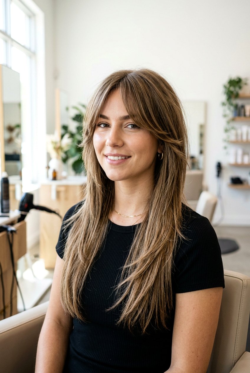 Straight long wolf cut - 20 long wolf cut - 20 long wolf cut