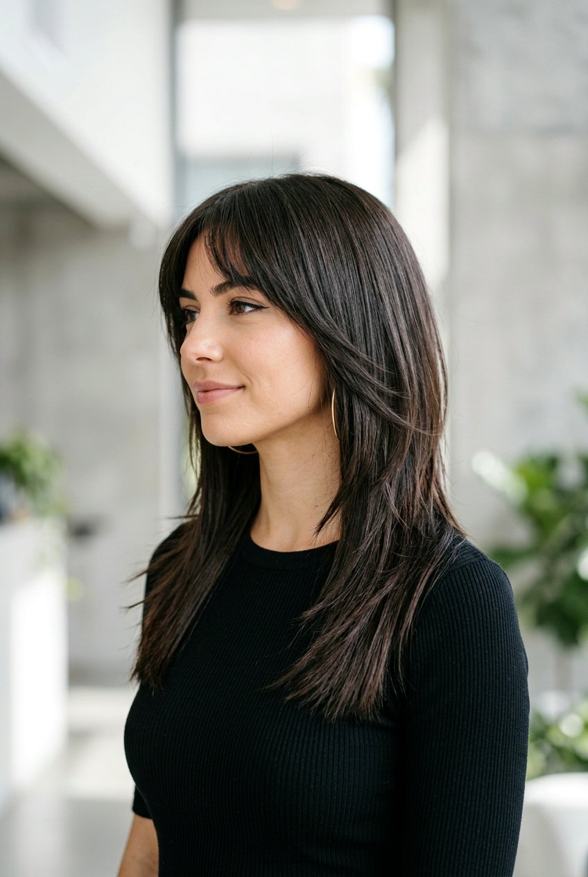 Straight shoulder length shag - 20 shoulder length shag haircut - 20 shoulder length shag haircut