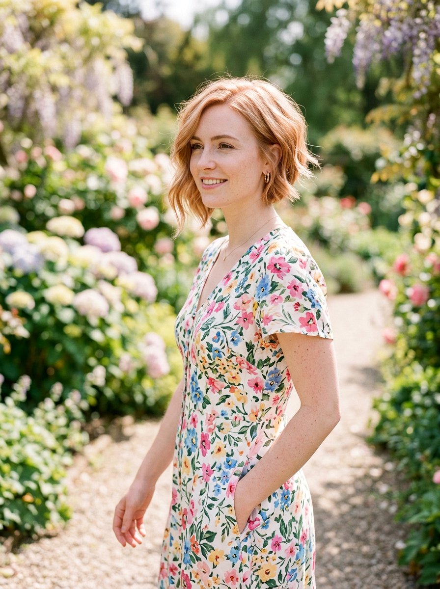 Strawberry Blonde Asymmetrical Bob - 20 red bob hair color ideas - 20 red bob hair color ideas