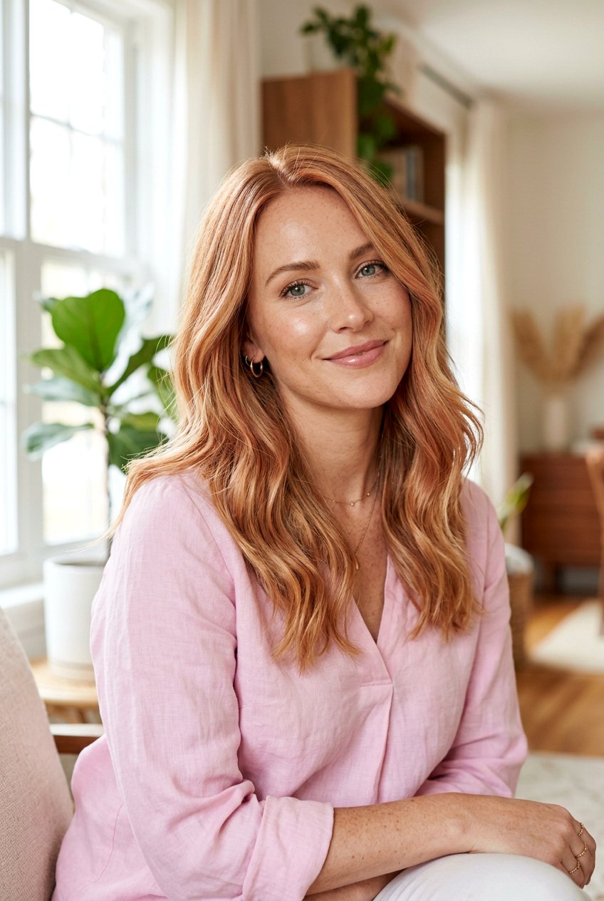 Strawberry Blonde Balayage Mid Length Hair - 20 mature women blonde balayage ideas - 20 mature women blonde balayage ideas