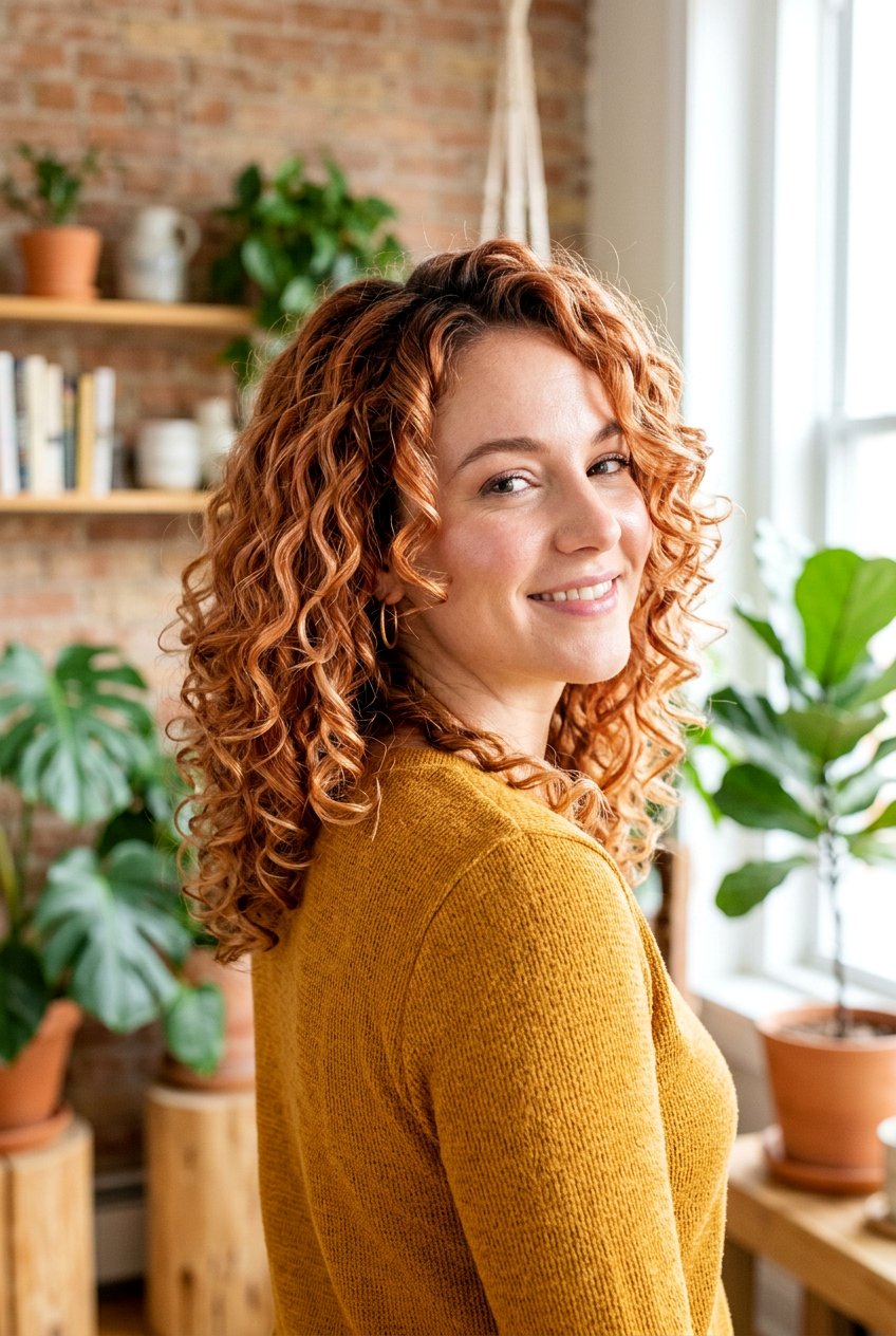 Strawberry Blonde Balayage on Curly Hair - 20 natural strawberry blonde balayage - 20 natural strawberry blonde balayage